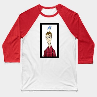 bird on my head Baseball T-Shirt